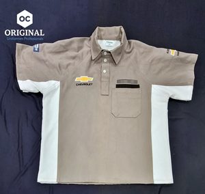 Jaleco em brim algodão para mecânicos e oficinas
